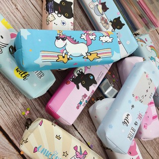 Pencil Box กระเป๋าดินสอ ลายน่ารัก ๆ กระเป๋าดินสอแบบซิบ (จำนวน 1 ชิ้น)