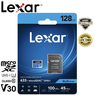 Lexar 128GB Micro SDXC 633x with SD Adapter