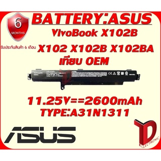 BATTERY:ASUS VivoBook  X102B battery X102 X102B X102BA A31N1311