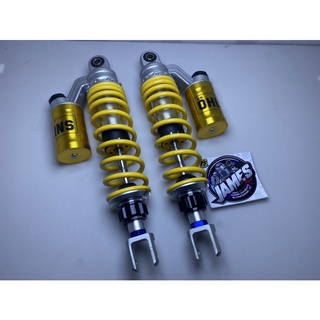 🔻OHLINS🔻โช๊คหลัง โอลินส์2จุดตัวกลาง PCX Nmax Xmax Aerox สปริงเล็ก ปรับสปริงได้ งานไทย