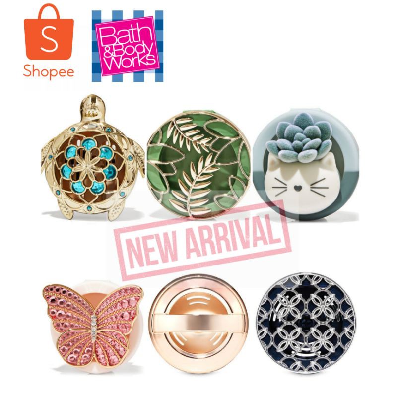 BATH AND BODY WORKS CAR Scentportable holder CAR AIR FRESHENER Visor