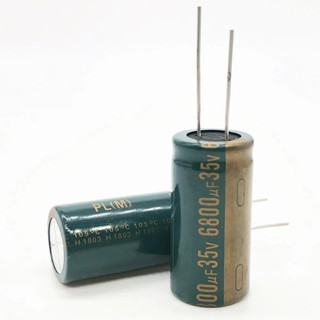 C Capacitor Electrolyte 6800uF 35V ตัวเก็บประจุ อิเล็กโทรไลต์ คาปาซิเตอร์