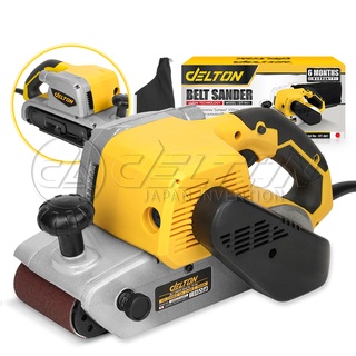 DELTON เครื่องขัดกระดาษทราย สายพาน (รุ่นรถถัง) Belt Sander 100มม. 4 นิ้ว 1,400W รุ่น DT-941 แถมฟรี! กระดาษทราย1 แผ่น