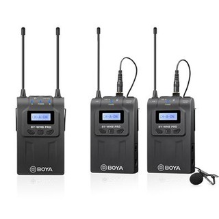 ไมค์ไร้สาย BOYA BY-WM8 Pro K2 UHF Dual-Channel 2 ตัวรับ 1 ตัวส่ง เสียงดี ราคาสุดคุ้ม