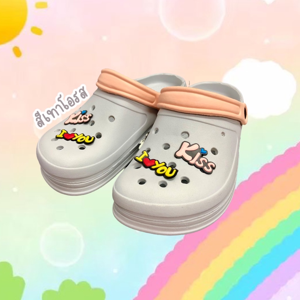 3คู่ราคาส่ง🌟รองเท้าหัวโต Peka 908 **ตัวติดแบบสุ่ม** ไซส์36-41