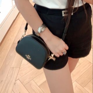 🎀 (สด-ผ่อน) ครอสบอดี้ สีดำ ทรงครึ่งวงกลม 97561 MINI SERENA CROSSBODY