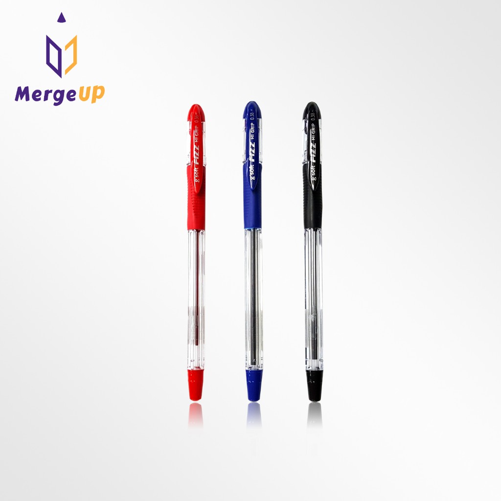 ปากกาลูกลื่น 0.38 FIZZ HI GRIP G'SOFT