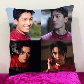 หมอนอิงสั่งทำ ใส่ได้4รูป หมอนอิงขนนุ่ม หมอนอิงโซฟา หมอนอิงในรถ หมอนอิง Cushions Bad and Crazy วีฮาจุน อีดงอุค