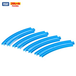 Takara Tomy อะไหล่ Plarail R-03 Curved rail (4 pieces)