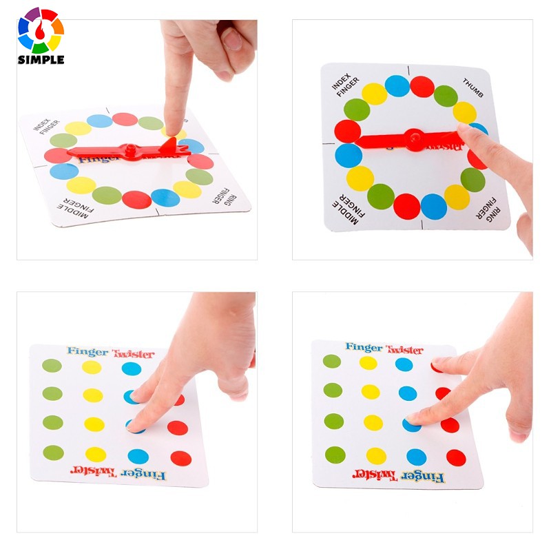 Finger Twister Board game - บอร์ดเกม