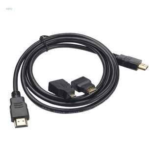 Nerv อะแดปเตอร์เชื่อมต่อ Micro HDMI เป็น HDMI ขนาดเล็ก