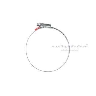 เข็มขัดรัดท่อสแตนเลส รัดสาย Toyox ขนาด 95-165 mm แคล้มรัดท่อ เข็มขัดรัดท่อ High Quality Stainless Steel Tube Belt/Clamp