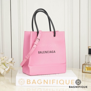 BALENCIAGA XXS TOTE PINK FONT BLACK