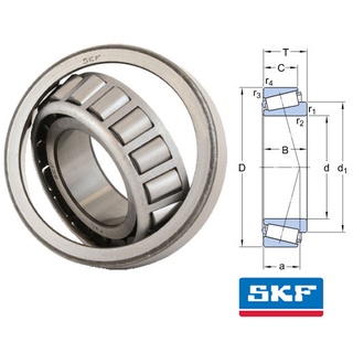 ตลับลูกปืนเตเปอร์ SKF 33206 Taper roller bearing 33206/Q SKF Tapered Roller Bearing 30x62x25mm