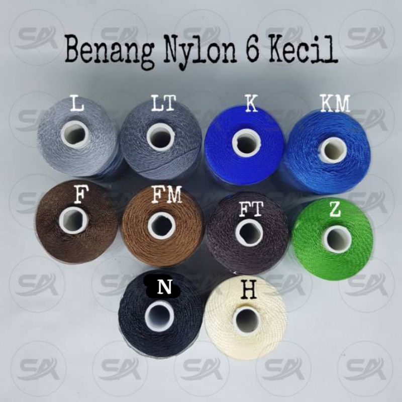 [RETAIL] NYLON THREAD NO. 6 SMALL / NYLON 6 PIN CAP (CONS)