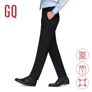 GQ Essential Pants กางเกงผู้ชายทรงสลิม รุ่น TR Slim Fit สีดำ