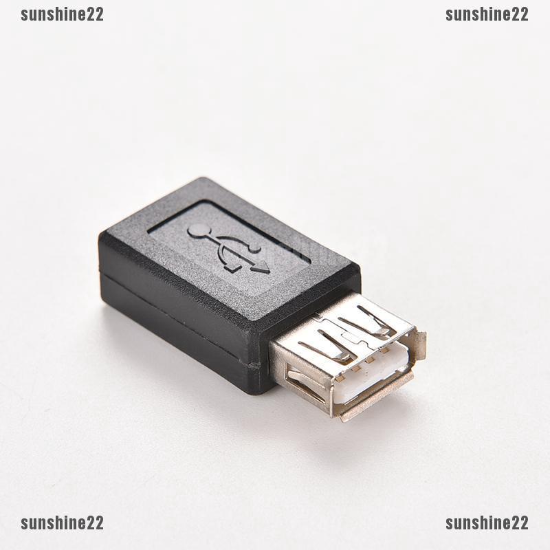 อะแดปเตอร์ข้อมูล USB 2.0 A ตัวเมีย เป็น Micro USB B 5 Pin ตัวเมีย