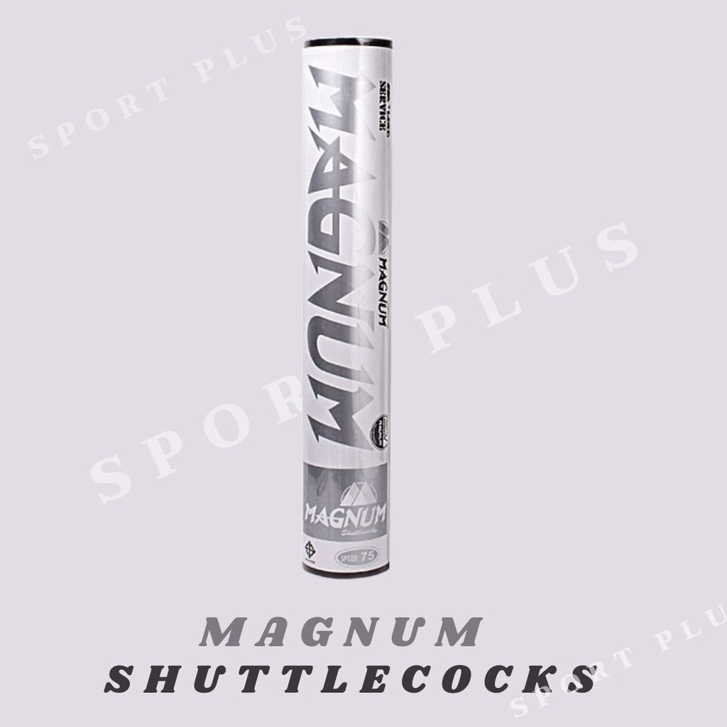 ลูกขนไก่ ลูกแบดมินตัน MAGNUM สีเงิน