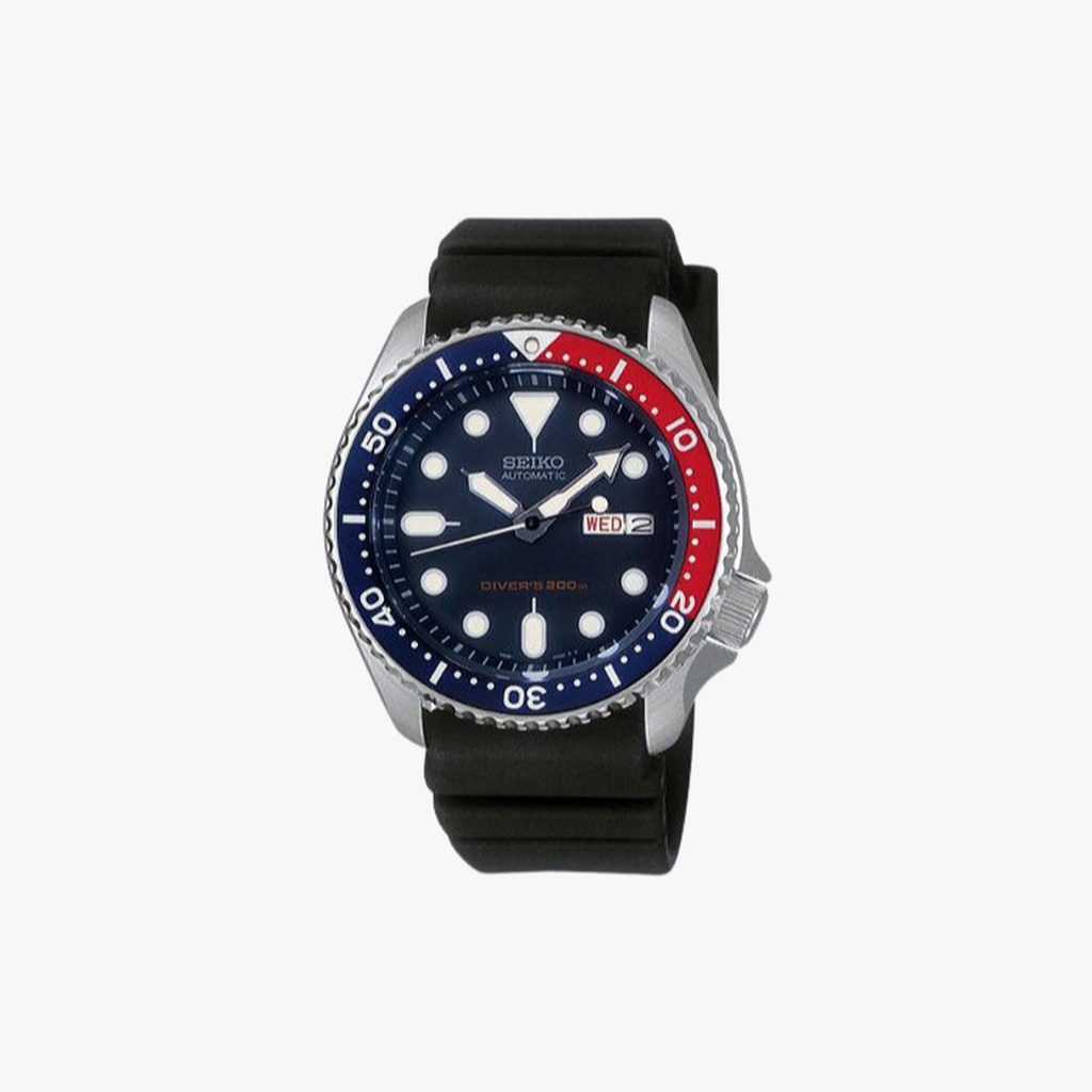 Seiko นาฬิกาข้อมือผู้ชาย นาฬิกา SEIKO AUTOMATIC DIVER 200M ดำน้ำ Pepsi รุ่น SKX009K1