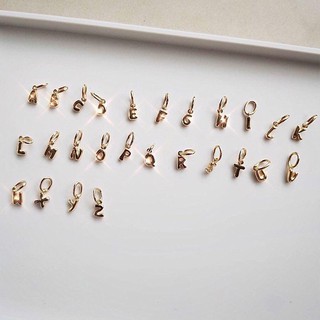 grumpy, alphabet pendant _จี้ตัวอักษร (ราคาต่อชิ้น/price per piece)