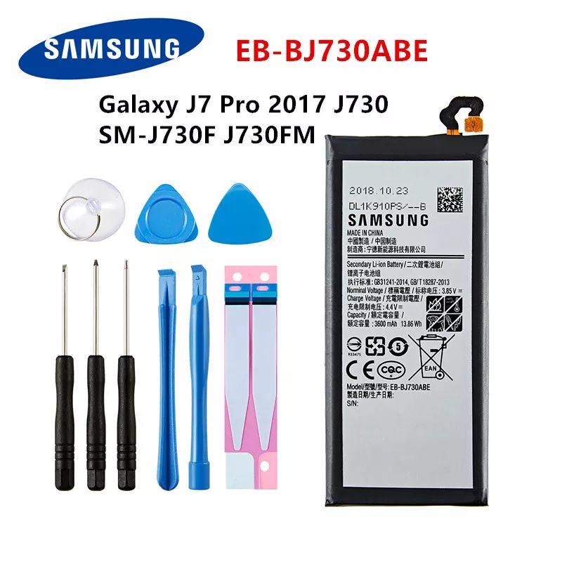 แบตSAMSUNG EB-BJ730ABE แบตเตอรี่3600MAh Samsung Galaxy J7 Pro 2017 SM-J730 J730F/G J730DS J730GM J73