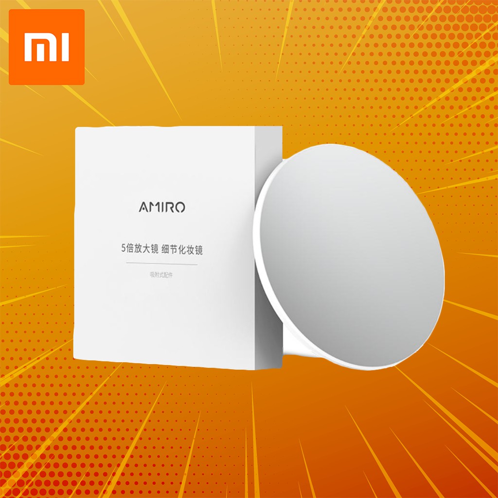 🔥 XIAOMI AMIRO 5 times magnifying makeup mirror - อุปกรณ์เสริมพิเศษสำหรับกระจกเครื่องสำอาง AMIRO กระจกขยาย 5 เท่า 🔥