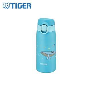 TIGER กระบอกน้ำสแตนเลสสุญญากาศ รุ่น MCT-A ความจุ 0.35L (ปลาวาฬ)