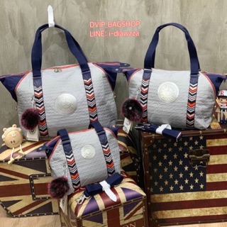 Kipling Exclusives New Grey Embossed แท้💯%