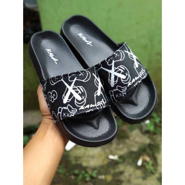 ใหม่!! รองเท้าแตะ KAWS Slides นําเข้า, รองเท้าแตะ Vans Peanuts, รองเท้าแตะ Off-WHITE Grade Ori, Vans