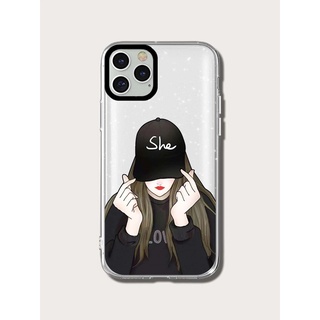 เคสโทรศัพท์ไอโฟน(iphone) สาวเพ้นท์