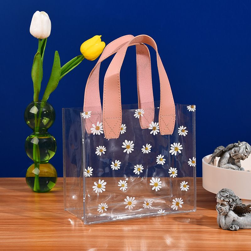️Daisy PVC Transparent Bag Bag Tote Bag
