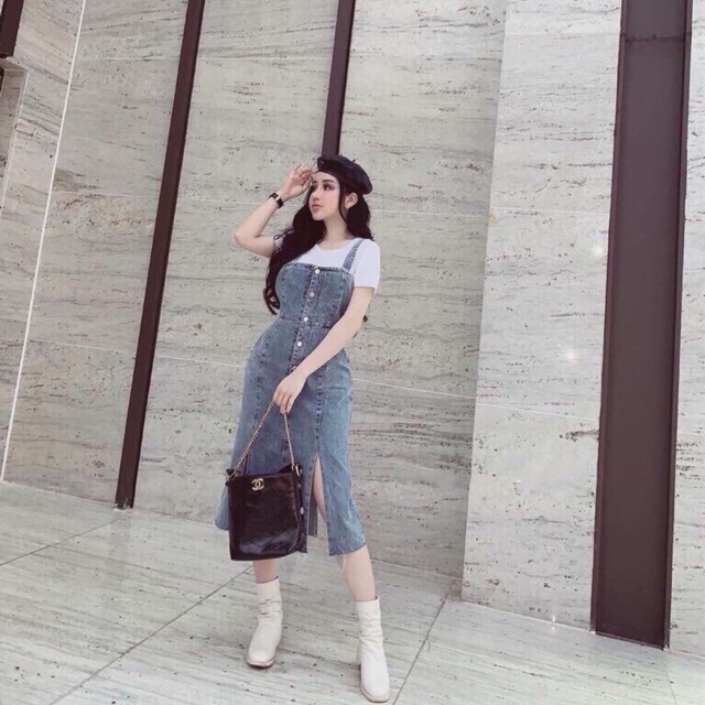 เอี๊ยมยีนส์ Set*****