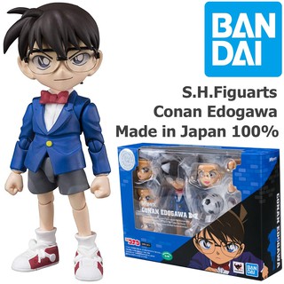 Model Figma งานแท้ ฟิกม่า Figure BANDAI S.H.Figuarts Conan Edogawa ยอดนักสืบจิ๋วโคนัน Shinichi Kudo คุโด้ ชินอิจิ