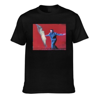 ผ้าฝ้ายคอกลมเสื้อยืด ผ้าฝ้าย พิมพ์ลาย Peter Gabriel สําหรับผู้ชายfrom S-4XL