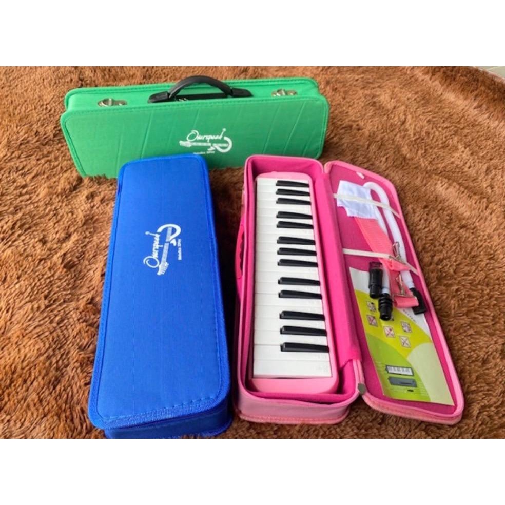 พร้อมส่ง 🚚 OverSpeed เมโลเดียน สีน้ำเงิน พร้อมกล่องผ้า Melodion 32 คีย์ เมโลเดี้ยน Melodian Melodeon