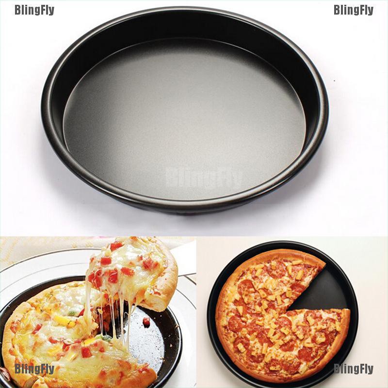 Bling New Round Deep Dish Pizza Pan 8" Nonstick Pie Tray Baking