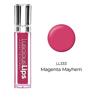 Luscious Lip No: 333 สี Magenta Mayaem สุดยอดลิปสติกสีฉ่ำวาว และเรียวปากอวบอิ่ม **พร้อมส่งทันที ของแท้ 100%*