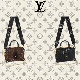 Louis Vuitton/ LV/ PETITE MALLE SOUPLE กระเป๋าถือ