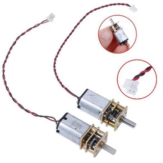 N20 DC 3v-12v 60Rpm มอเตอร์เกียร์ไฟฟ้า ช้าขนาดเล็กเกียร์โลหะลดเกียร์