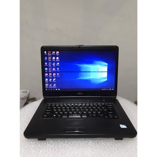 โน๊ตบุ๊คมือสอง Fujitsu Celeron รุ่นA540/2.20GHz(RAM:DDR3 2GB/HDD:160GB) ขนาด15 นิ้ว