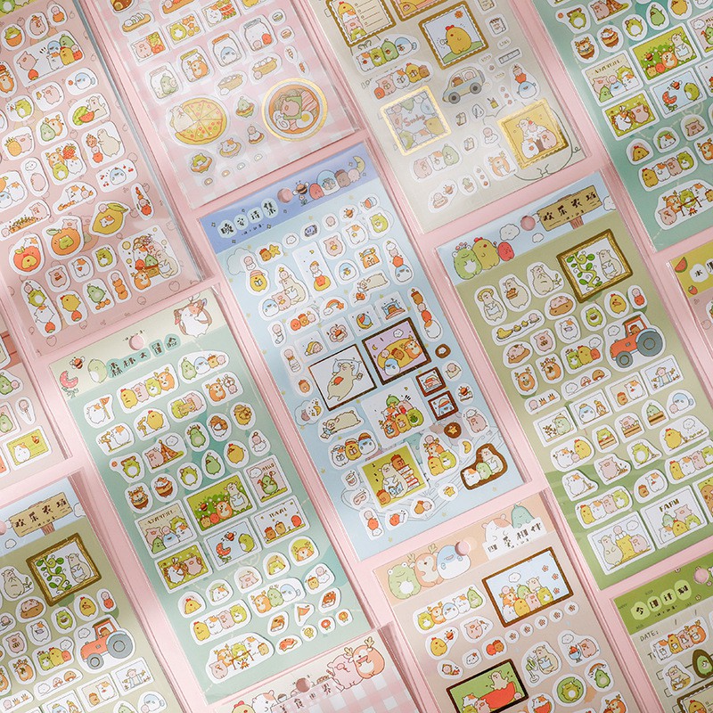 โอยา| Diy 1 PC สติกเกอร์ตกแต่ง Scrapbooking กระดาษ Creative เครื่องเขียนอุปกรณ์การเรียน