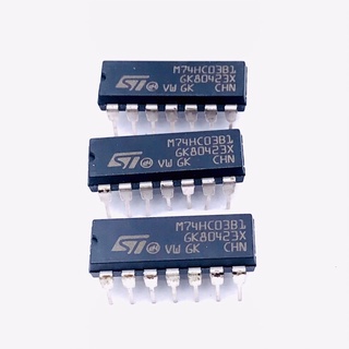 IC M74HC03N 14 ขา Dip/SMD SOP ของใหม่มีของพร้อมส่งในไทย