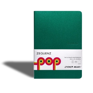 ZEQUENZ POP "Forest Green" สมุดโน๊ต Zequenz สีเขียว