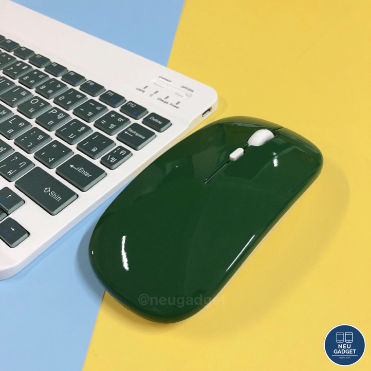 [มี Touch Pad❗] คีย์บอร์ดบลูทูธ สำหรับไอแพด Gen9 Gen8 Gen7 Air5 Air4 Gen6 Gen5 Mini6 เมาส์ไร้สาย เม้าส์บลูทูธ คีย์บอร์ด - รูปที่ 5