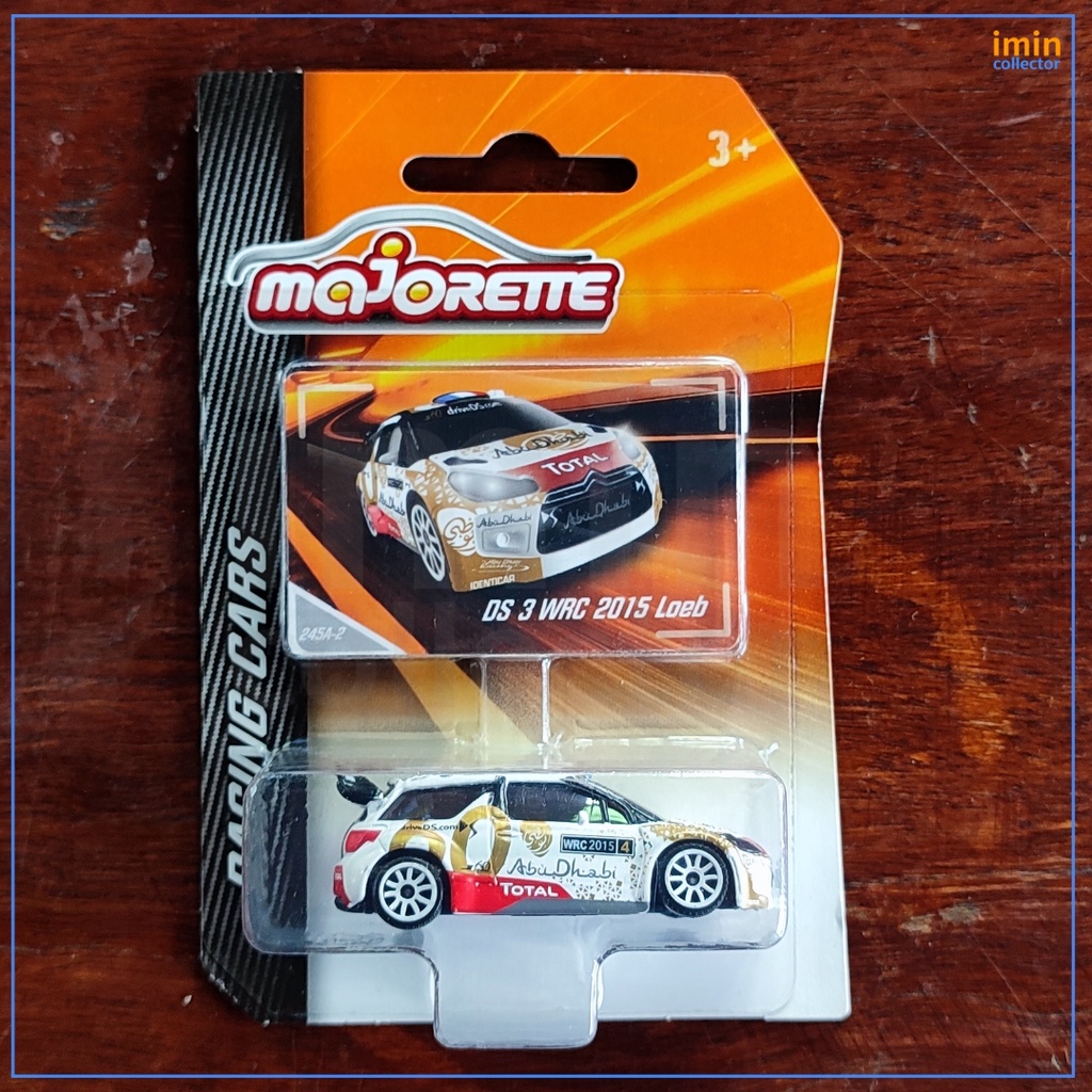 รถเหล็ก Majorette [ CITROEN  DS 3 WRC 2015 ] 1/64