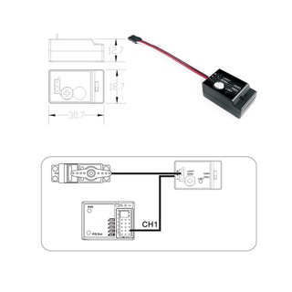 Drift Drive Control RC Car Drive Drift Gyro High Performance with Cable Line