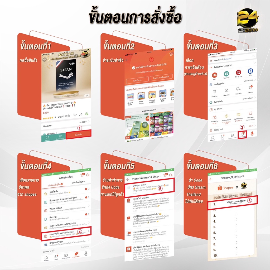 🔥 บัตร Steam Wallet 50 Thb 🔥 [ส่งCodeอัตโนมัติทันที❗️24ชม.❗️] | Shopee  Thailand
