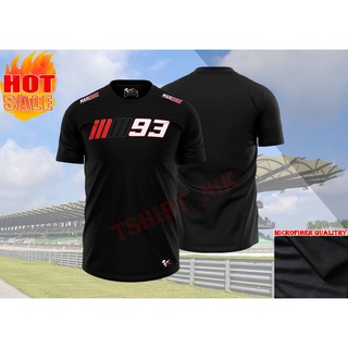 คอตต้อนคอกลมBaju Marc Marquez MM93 Repsol Honda Racing Team Motorsport เสื้อยืด พรีเมี่ยมมาก baju murah 93S-5XL