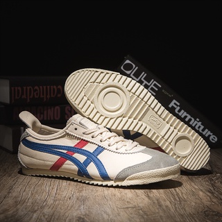 Onitsuka Tiger Mexico 66 【สินค้าของแท้】รองเท้าผ้าใบ รองเท้าวิ่ง สําหรับผู้ชาย และผู้หญิง