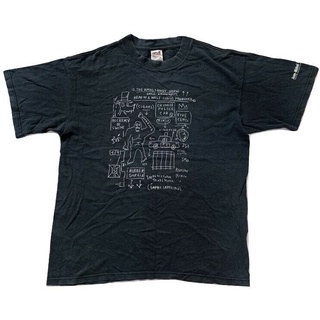 ขายดี!ขายดี เสื้อยืดลําลอง แขนสั้น พิมพ์ลาย Michel Basquiat Rinse 1982 2002 Sapphire Gorilla Pop Art Rare EHbcgk35OInpho